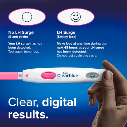 Clearblue Digital Ovulation Test | 30 Tests for Accurate Fertility Tracking | Easy-to-Read Digital Results