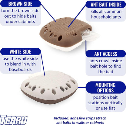 TERRO T334 Multi-Surface Liquid Ant Baits (Pack of 8):