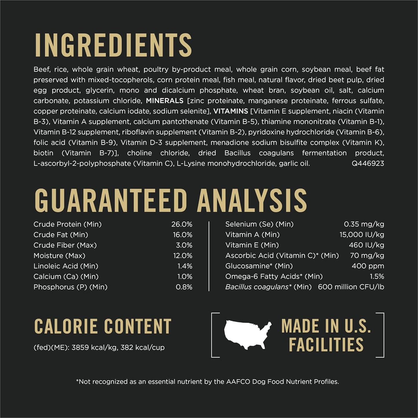 Purina Pro Plan Complete Essentials Shredded Blend Beef & Rice Dry Dog Food – 35 lb Bag