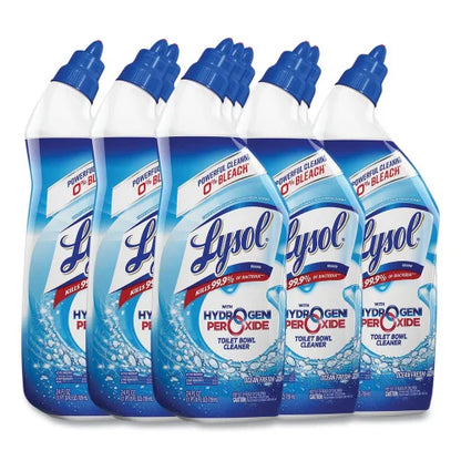 LYSOL Brand Toilet Bowl Cleaner with Hydrogen Peroxide, Ocean Fresh Scent, 24 oz, 9/Carton (98011)