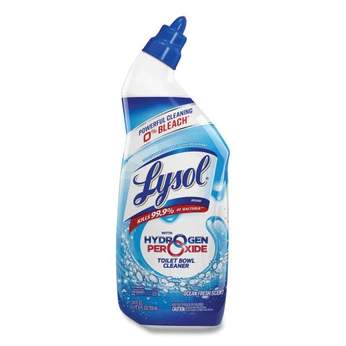 LYSOL Brand Toilet Bowl Cleaner with Hydrogen Peroxide, Ocean Fresh Scent, 24 oz, 9/Carton (98011)