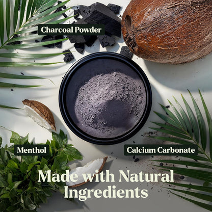 Lagunamoon Activated Charcoal Teeth Whitening Powder – 50g, Natural Coconut Charcoal, Safe on Gums & Enamel, Stain Remover