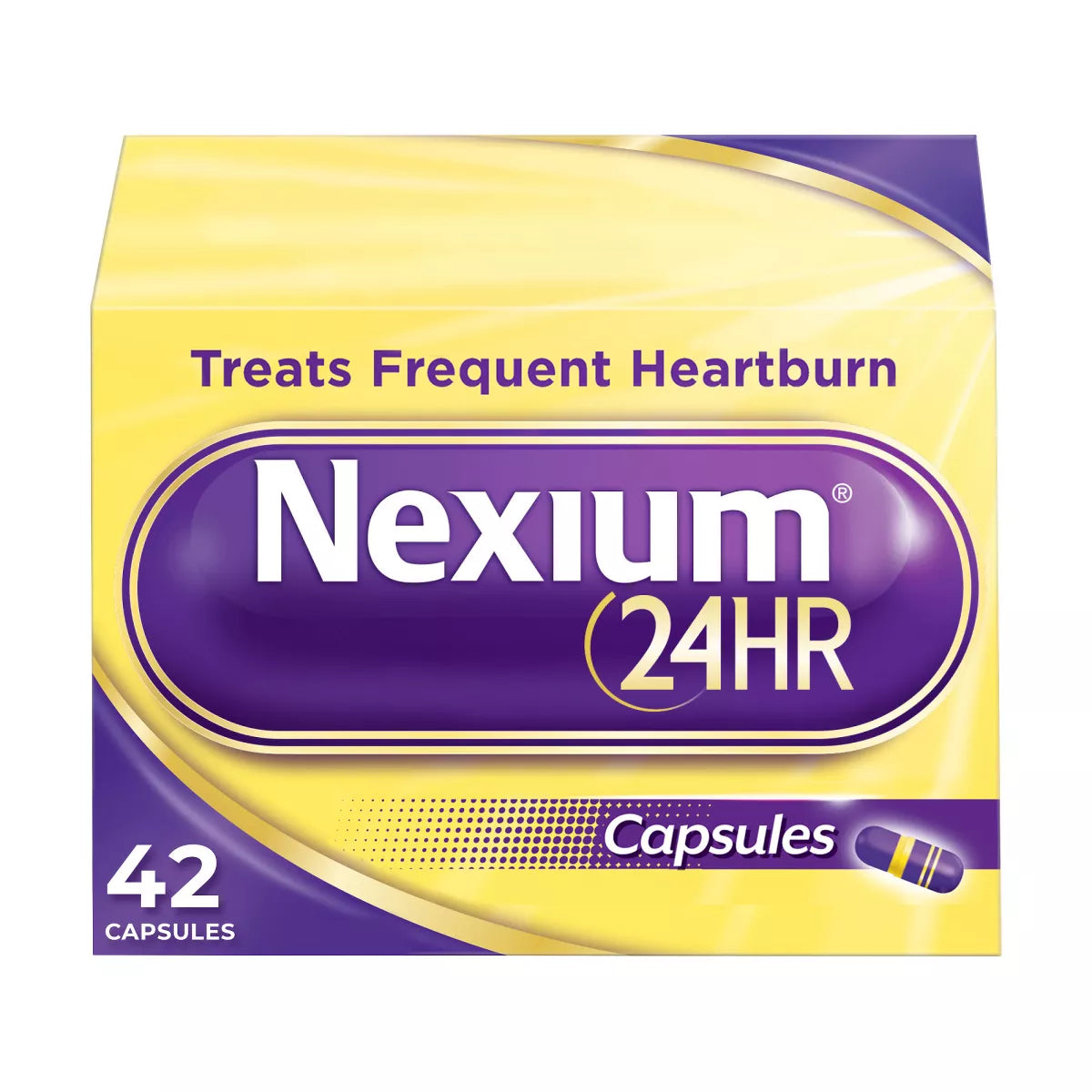 Nexium 24HR Delayed Release Heartburn Relief Capsules - Esomeprazole Magnesium Acid Reducer  42