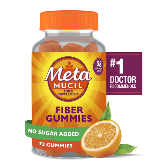 Metamucil Plant-Based Fiber Gummies – No Sugar Added