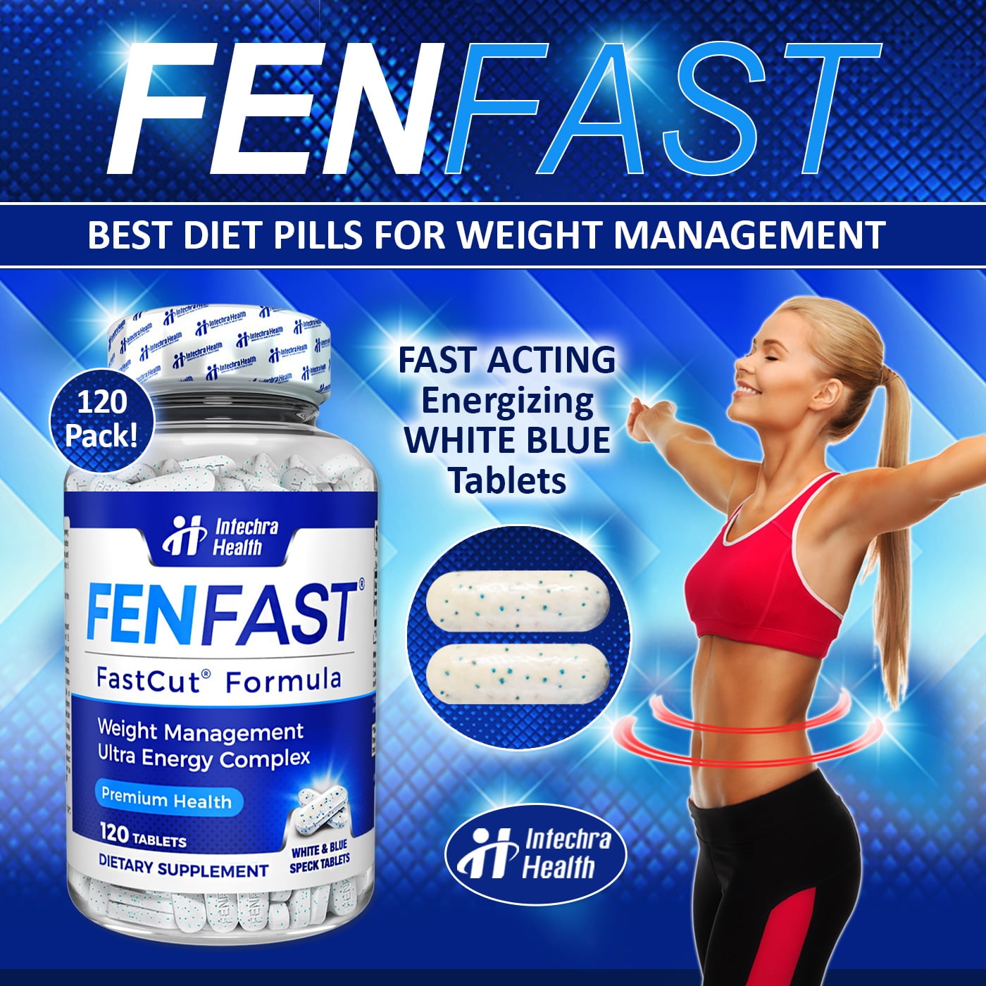 FE-N FAST 375 Weight Management Capsules – 120 Count