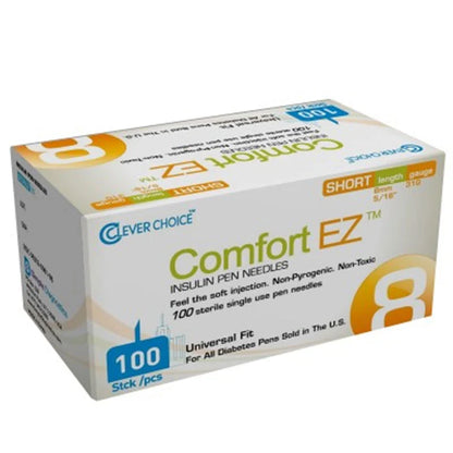 31 Gauge 8MM (5/16") Length Pen Needles