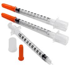 1/2cc 28G x 12.7mm  (1/2")L  Insulin Syringes,