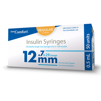 1cc 29G (1/2") Syringes