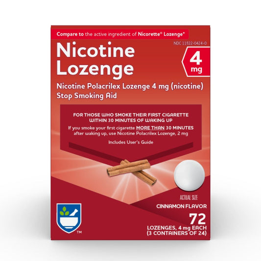 Rite Aid Nicotine Lozenges - Cinnamon 4mg, 72 ct