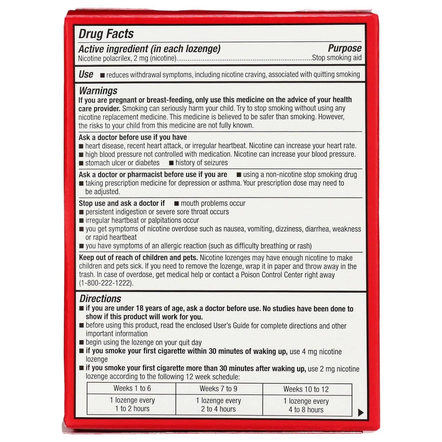 Rite Aid Nicotine Mini Lozenges - Cherry Ice, 2mg, 81 ct