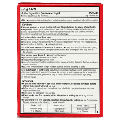 Rite Aid Nicotine Mini Lozenges - Cherry Ice, 2mg, 81 ct